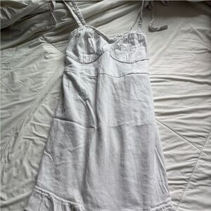 Hollister White Mini Dress